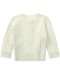 Polo Ralph Lauren Baby Girls Cable-Knit Cotton Cardigan