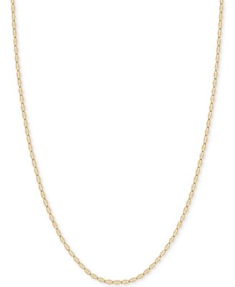 Mirror Link Chain Collection 2mm In 14k Gold