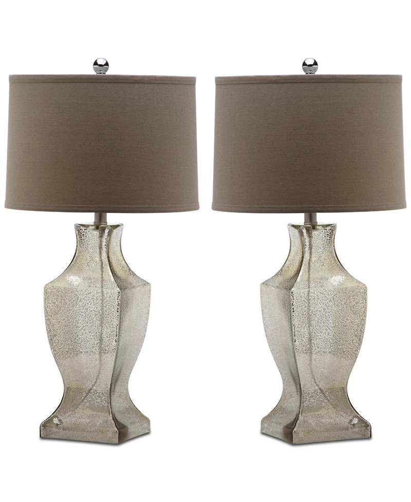 Safavieh Glass Bottom Set of 2 Table Lamps