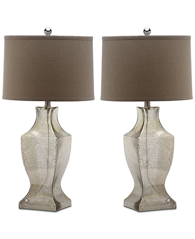 Safavieh Glass Bottom Set of 2 Table Lamps