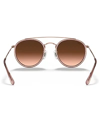 Ray-Ban Sunglasses, RB3647N Round Double Bridge