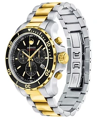 Movado Men's Swiss Chronograph Series 800 Two-Tone Pvd Stainless Steel Bracelet Diver Watch 42mm