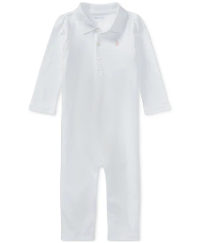 Polo Ralph Lauren Baby Girls Cotton Coverall