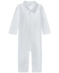 Polo Ralph Lauren Baby Girls Cotton Coverall