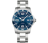 Longines Men's Swiss Automatic HydroConquest Stainless Steel Bracelet Watch 41mm