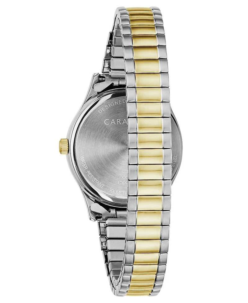 Caravelle Designed by Bulova Women's Two-Tone Stainless Steel Bracelet Watch 30mm