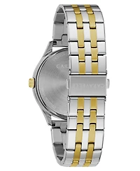 Caravelle Designed by Bulova Men's Two-Tone Stainless Steel Bracelet Watch 41mm