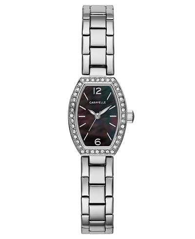 Caravelle Designed by Bulova Women's Stainless Steel Bracelet Watch 18x24mm