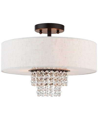 Livex Carlisle -Light Semi-Flush Mount
