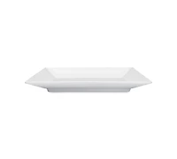 Q Squared Diamond Square 10.5" Melamine Dinner Plates, Set Of 4
