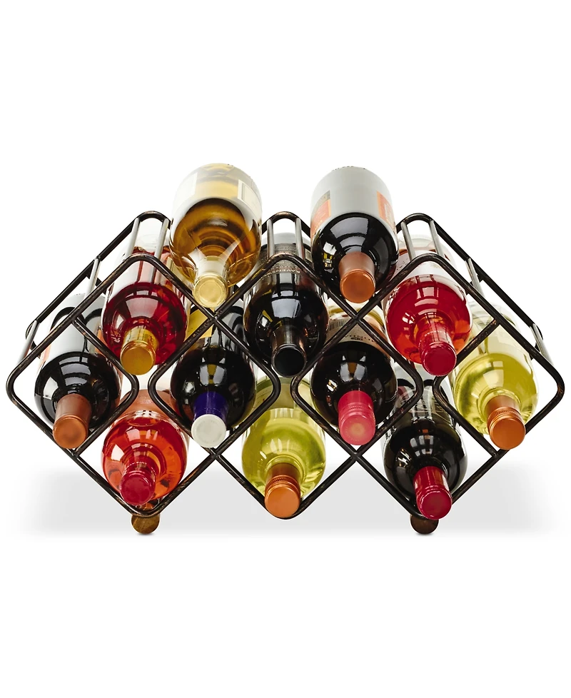 Gourmet Basics By Mikasa 12 Bottle Stackable Wine Rack