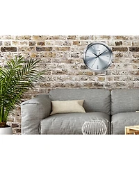 Citizen Gallery Silver-Tone Metal Wall Clock