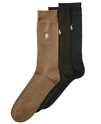 Polo Ralph Lauren Men's 3-Pk. Extended Size Supersoft Dress Socks