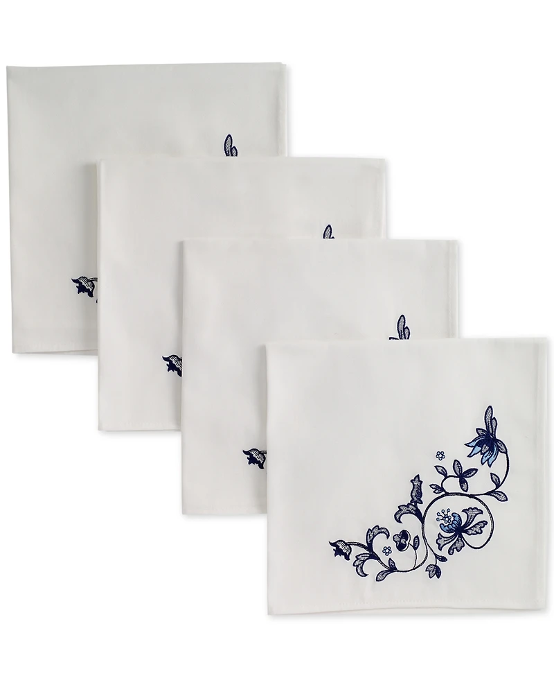 Portmeirion Blue Portofino 4-Pc. Napkin Set