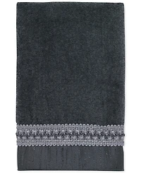 Avanti Braided Cuff Medallion Hand Towel, 16" x 30"