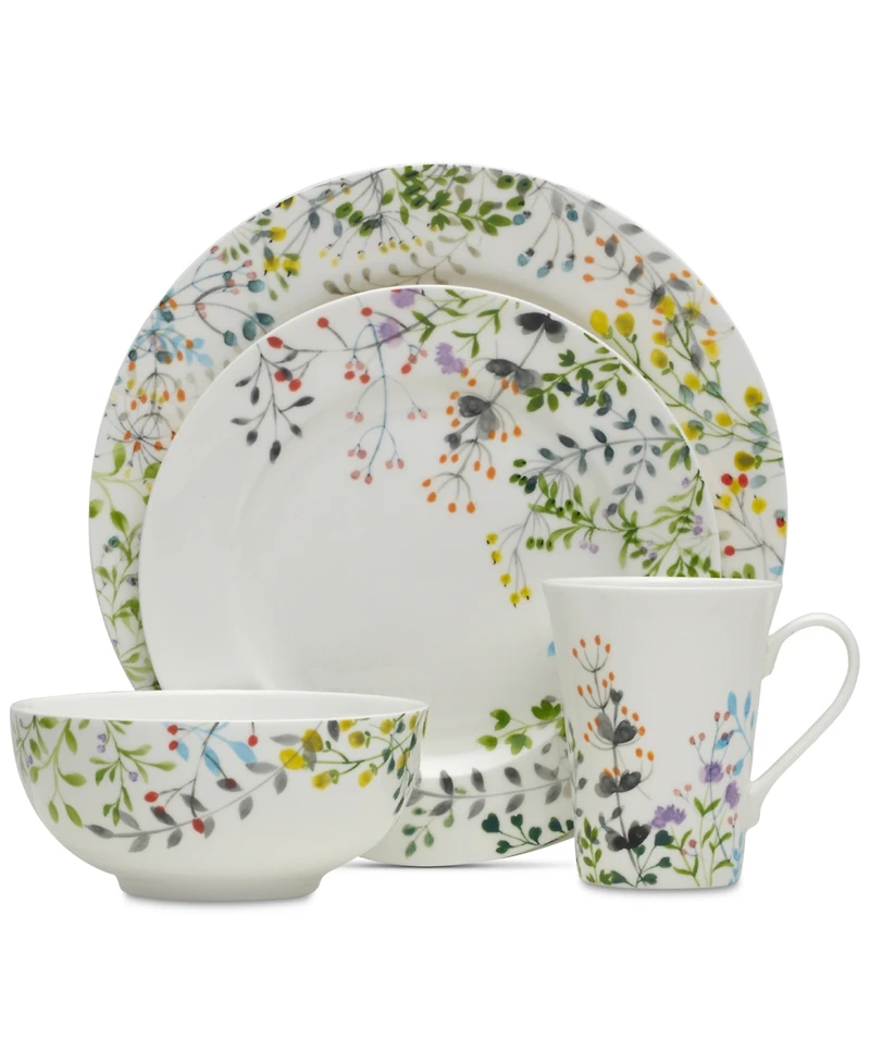 Mikasa Tivoli Garden 16 Piece Dinnerware Set, Service for 4