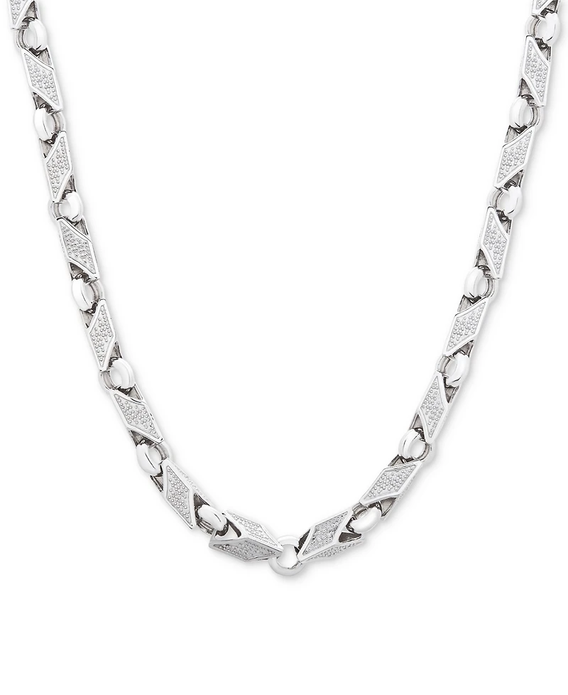 Men's 24" Link Chain in Sterling Silver