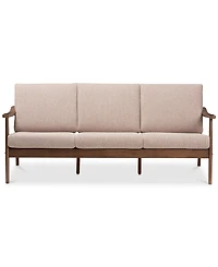 Ambelin 72" Faux Leather Sofa