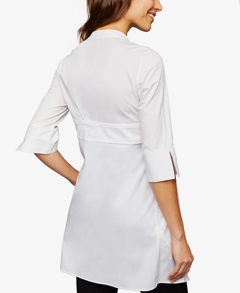 Isabella Oliver Maternity Tie-Front Shirt