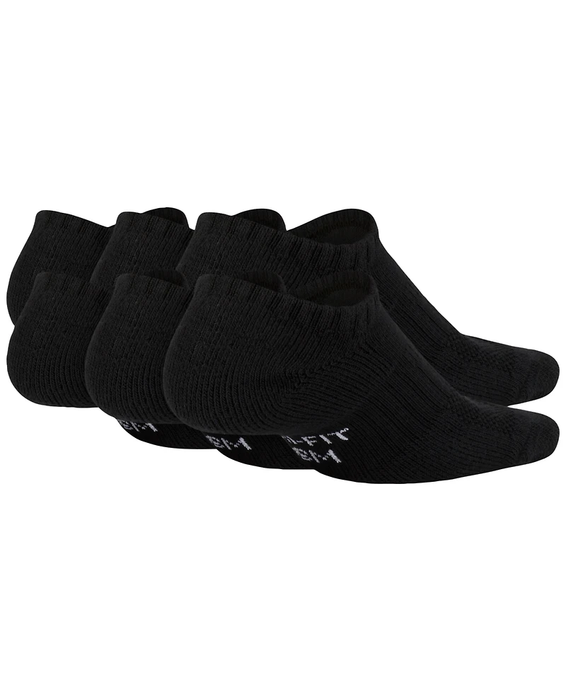 Nike Big Kids' Cushioned No-Show Socks, 6 Pairs