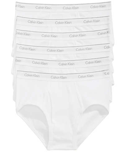 Calvin Klein Men's 5+1 Bonus Pack Cotton Briefs Underwear