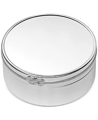 Vera Wang Wedgwood Infinity Large Round Keepsake Box
