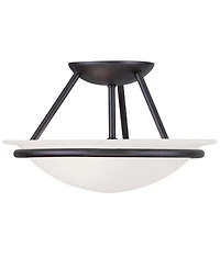 Livex Newburgh 2-Light Semi Flush Mount