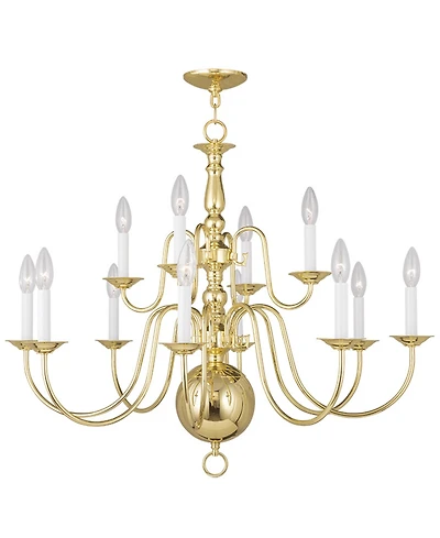 Livex Williamsburg 12-Light Chandelier