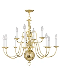 Livex Williamsburg 12-Light Chandelier