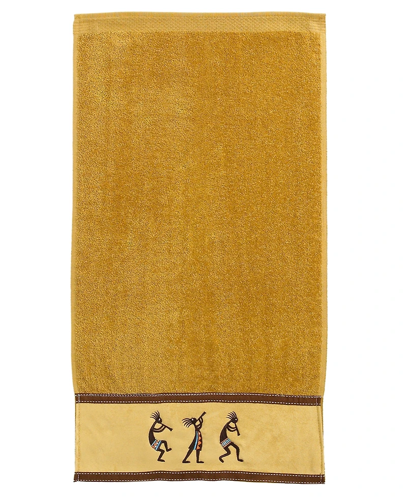 Avanti Kokopelli Saddle-stitching FrameCotton Hand Towel, 16" x 30"