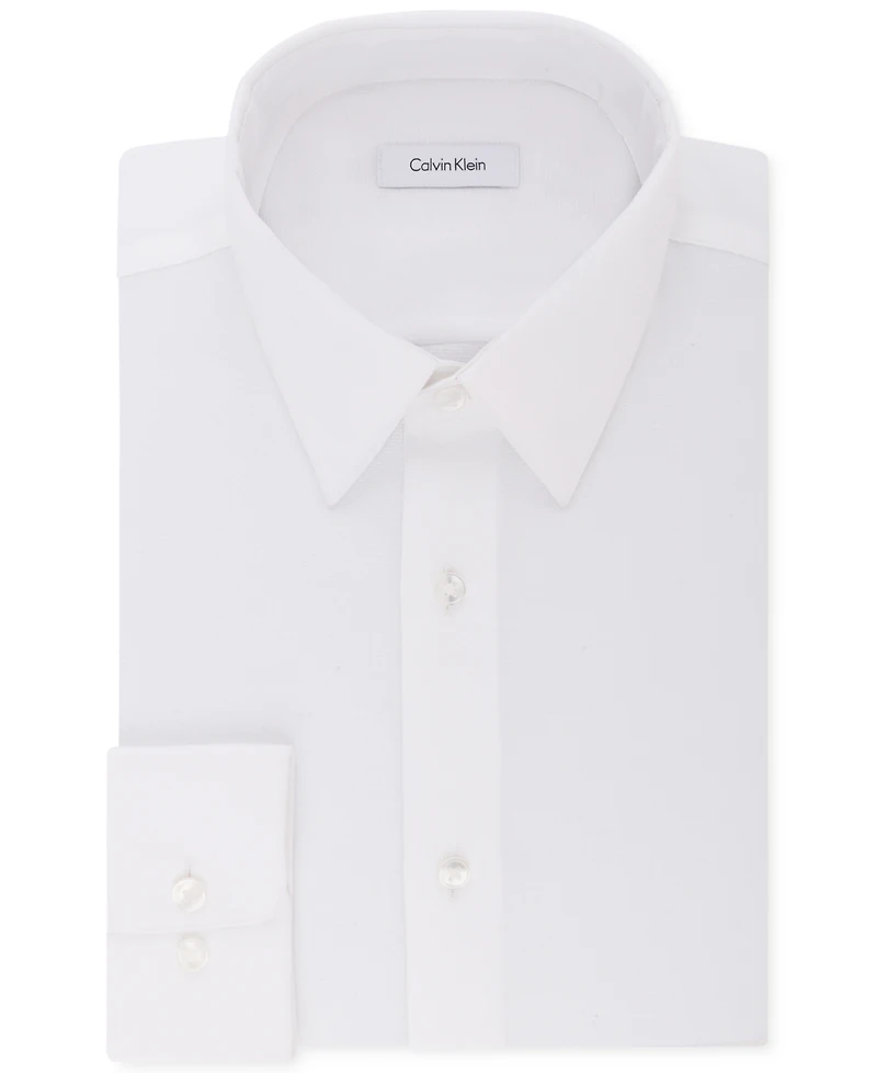 Calvin Klein Men's Steel+ Regular Non-Iron Stretch Performance Dress Shirt