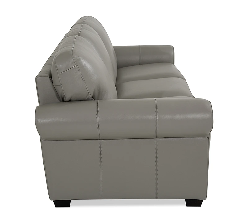 Orid 84" Leather Roll Arm Sofa, Created for Macy's