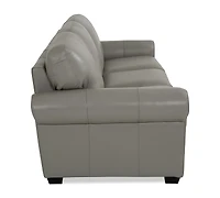 Orid 84" Leather Roll Arm Sofa, Created for Macy's