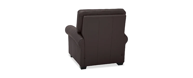 Orid 36" Leather Roll Arm Pushback Recliner, Created for Macy's