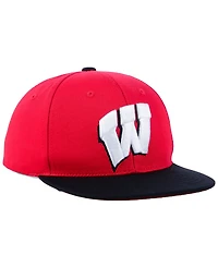 Top of the World Boys' Wisconsin Badgers Maverick Snapback Cap