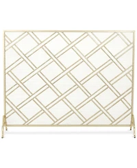 Single Panel Fireplace Screen