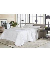 Orid 84" Queen Leather Roll Arm Sleeper, Created for Macy's