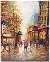 Joval 'French Street' Canvas Art