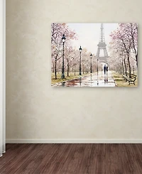 The Macneil Studio 'Eiffel Tower Paste' 35" x 47" Canvas Art Print
