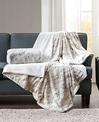 Madison Park Sachi Faux-Fur Throw, 60" x 70"