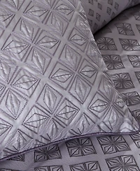 Madison Park Biloxi Geometric Jacquard 6-Pc. Duvet Cover Set, King/California King