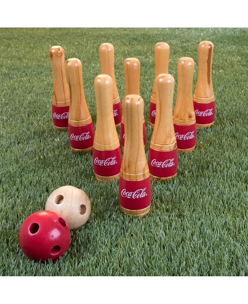 Coca-Cola 13-Pc. Lawn Bowling Game, 8" x 1.5" x 1.5"