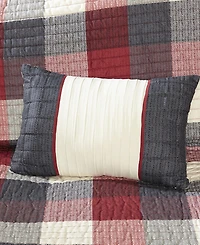 Madison Park Ridge Herringbone 6-Pc. Quilt Set, Full/Queen