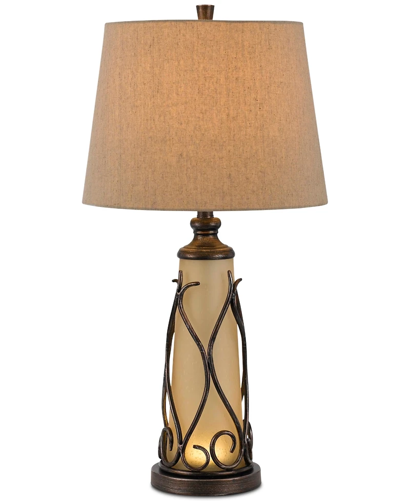 Cal Lighting 150W 3-Way Taylor Table Lamp with 1W Led