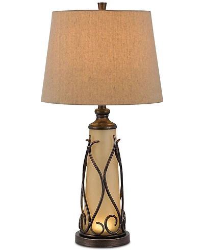 Cal Lighting 150W 3-Way Taylor Table Lamp with 1W Led