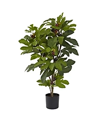 Nearly Natural 32" Artificial Fig Tree & Fruit