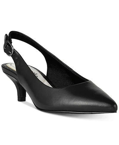 Easy Street Faye Slingback Kitten-Heel Pumps