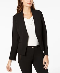 Calvin Klein Petite Asymmetrical Open-Front Blazer