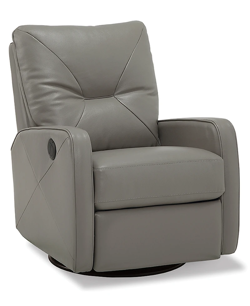 Finchley Leather Power Swivel Glider Recliner