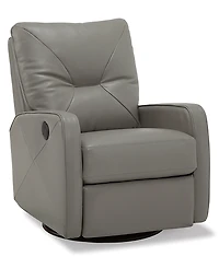 Finchley Leather Power Swivel Glider Recliner